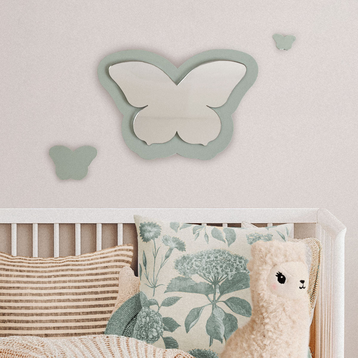 Super Cool Creations Farfalle Fuori Specchio Farfalla Â € 45 cm x 31 cm & 3 Mini S
