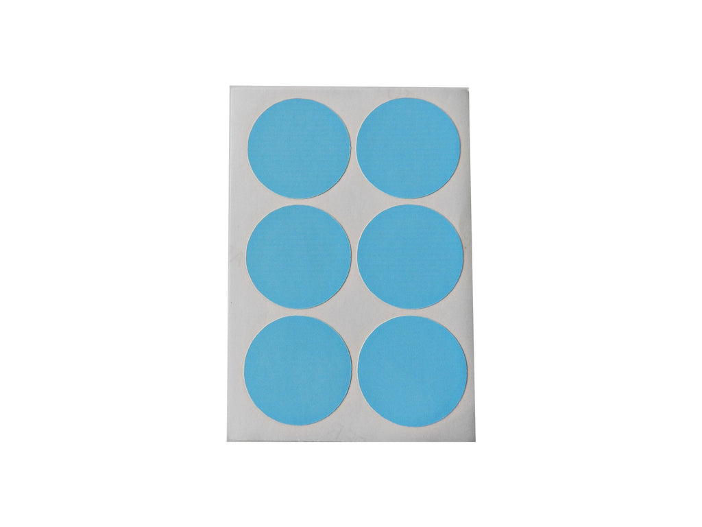 Etichette Adesive Tonde Azzurre - Decochic