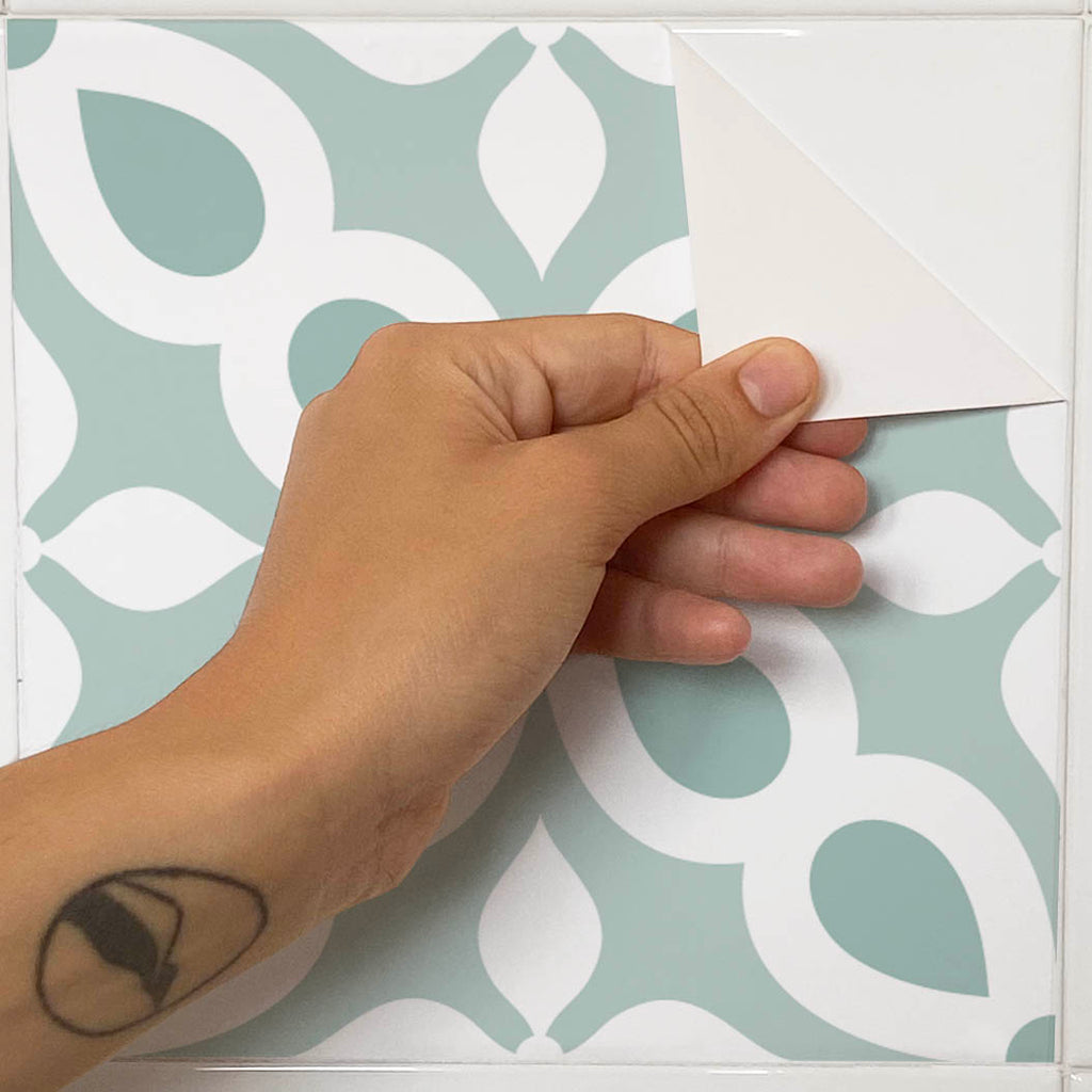 Adesivi per Piastrelle Mosaico-Confezione 10 Adesivi-Più Colori e Misure Disponibili - Decochic