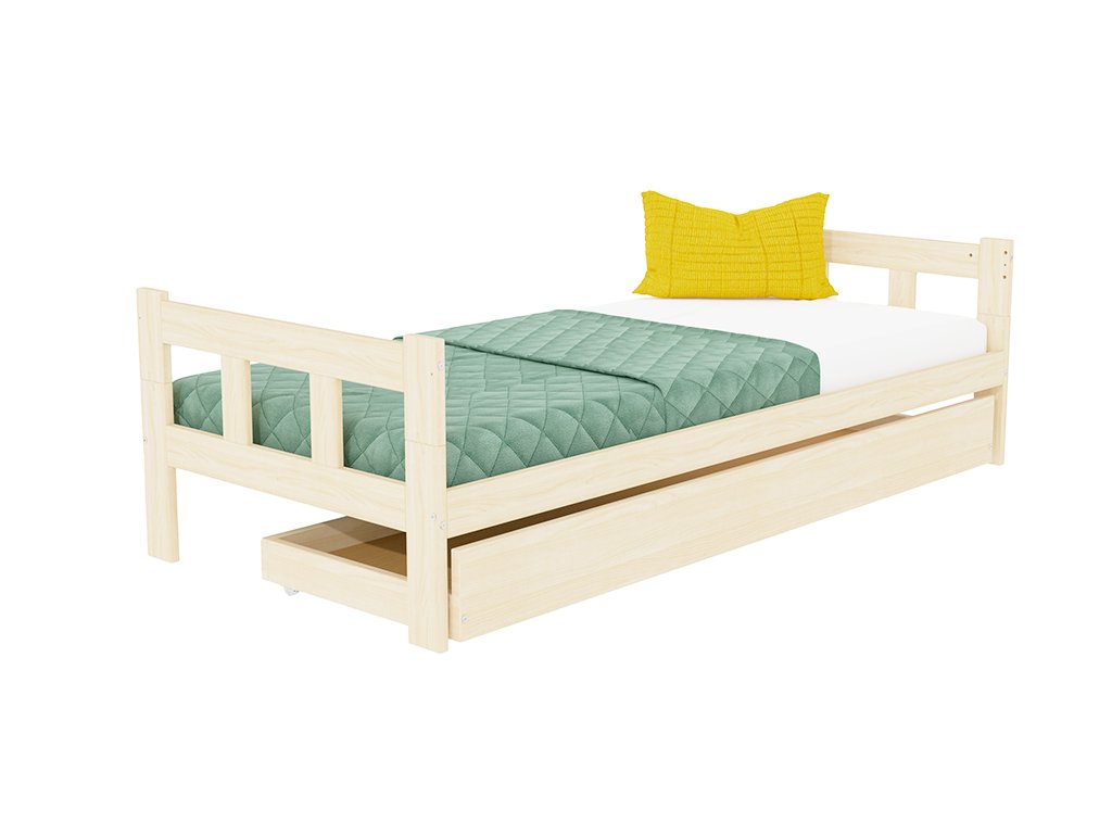 Letto Singolo Cameretta FENCE Benlemi -Più Colori e Misure Disponibili - Decochic