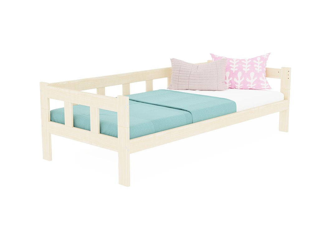 Letto Singolo con sbarra FENCE Benlemi -Più Colori e Misure Disponibili - Decochic