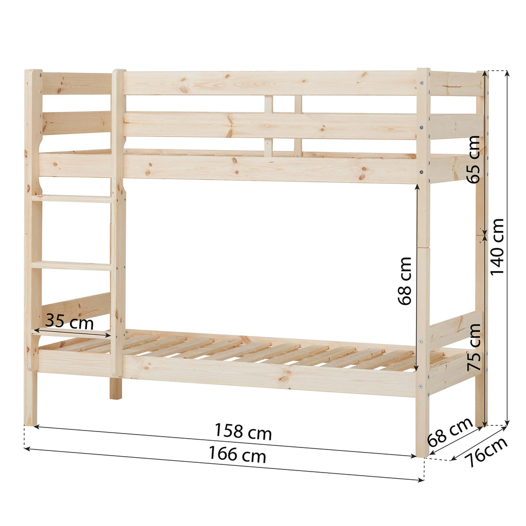 Letto a Castello 70x160 cmHoppekids ECO Comfort-Più Colori Disponibili - Decochic