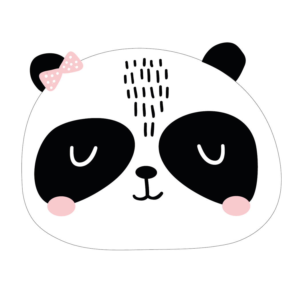 Tovagliette Bambini Panda Girl - Decochic