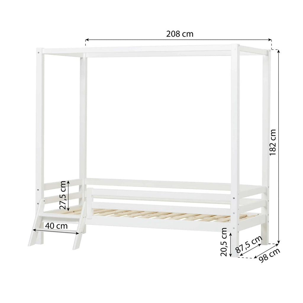 Letto a Baldacchino 90x200 cm Hoppekids ECO Dream- Più Modelli Disponibili - Decochic