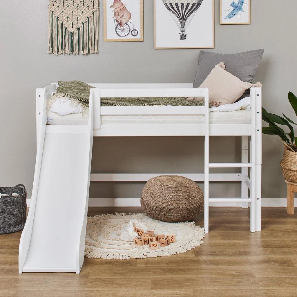 Letto a Soppalco Hoppekids ECO Dream con Scivolo-Più Misure Disponibili - Decochic