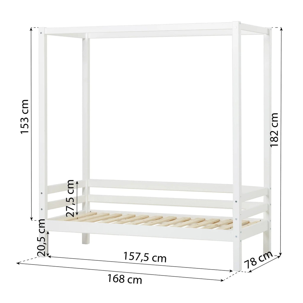 Letto a Baldacchino 70x160 cm Hoppekids ECO Dream- Più Modelli Disponibili - Decochic