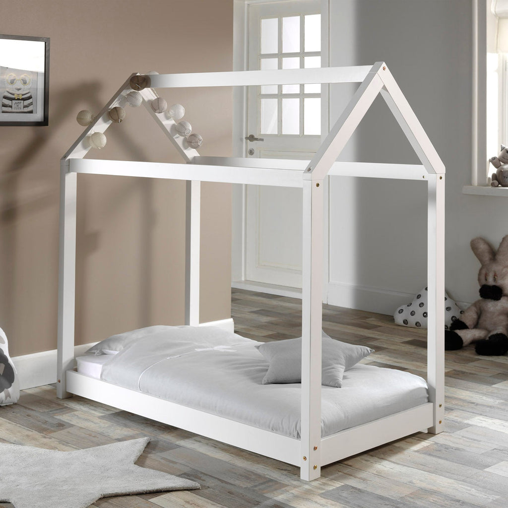 Letto Casa Cabane Vipack 70x140 cm-Bianco - Decochic