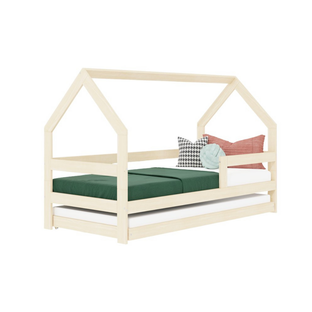 Letto per Bambini a Casetta SAFE Benlemi -Più Colori e Misure Disponibili - Decochic