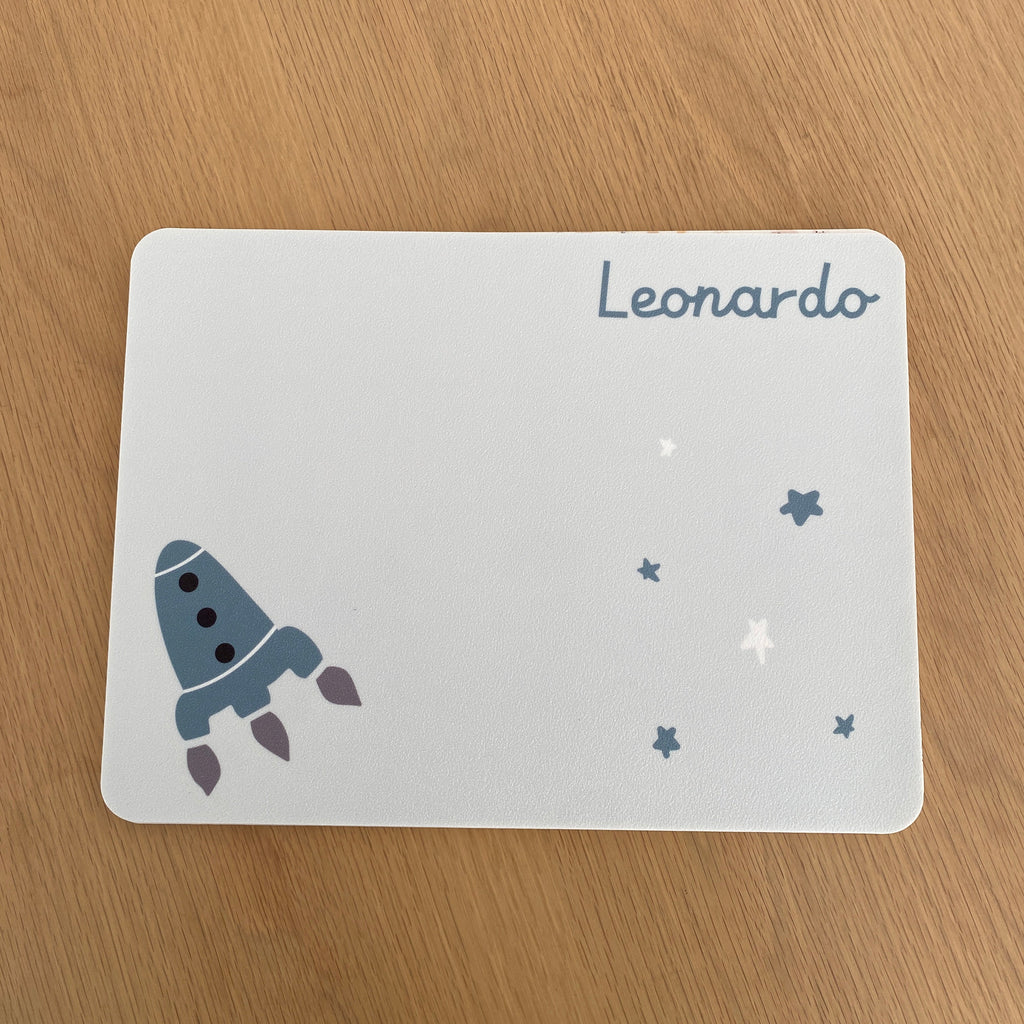 Tovaglietta per Bambini Spazio - Nome Personalizzabile - Decochic