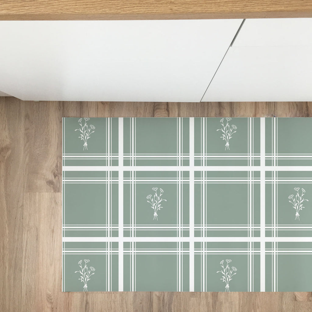 Tappeto in Vinile Petal Pinstripe - Più Misure e Colori Disponibili - Decochic