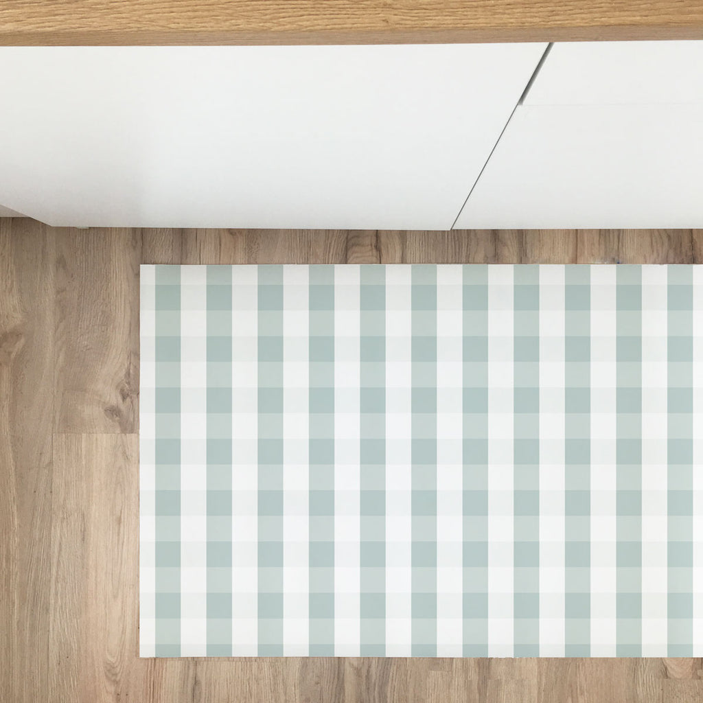 Tappeto in Vinile Vichy Piccolo - Più Misure e Colori Disponibili - Decochic