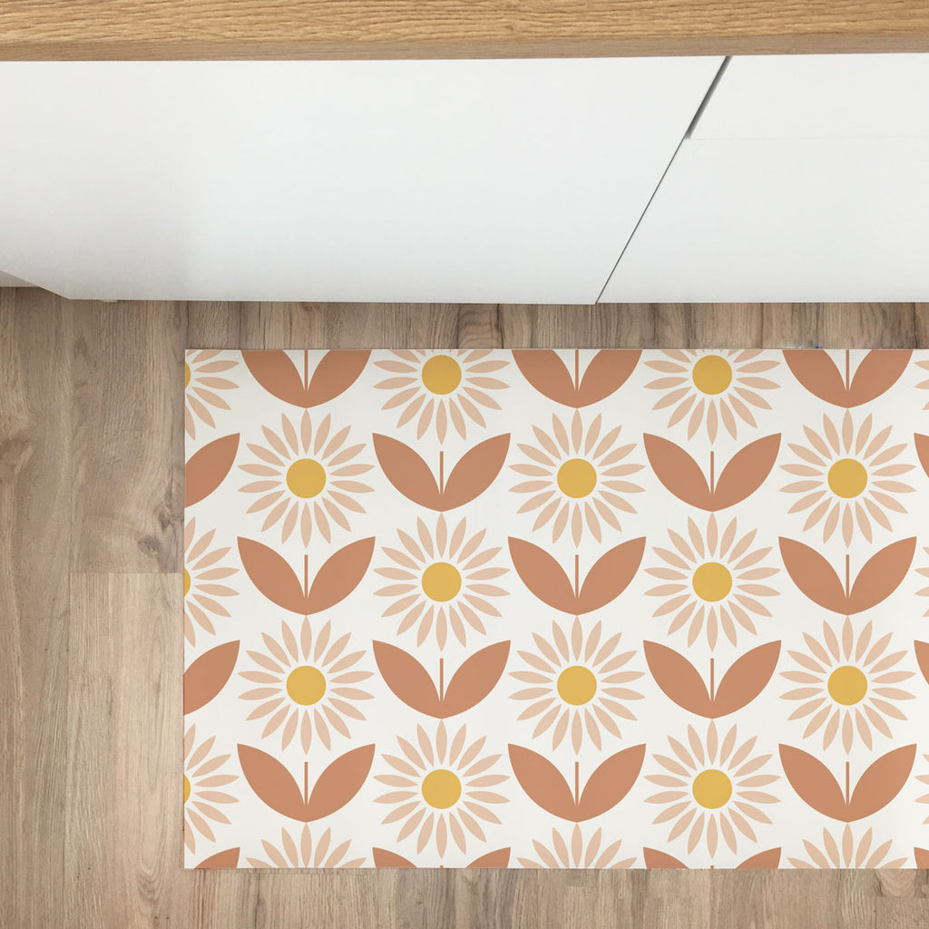 Tappeto per Cucina in Vinile Daisy Reverie - Decochic