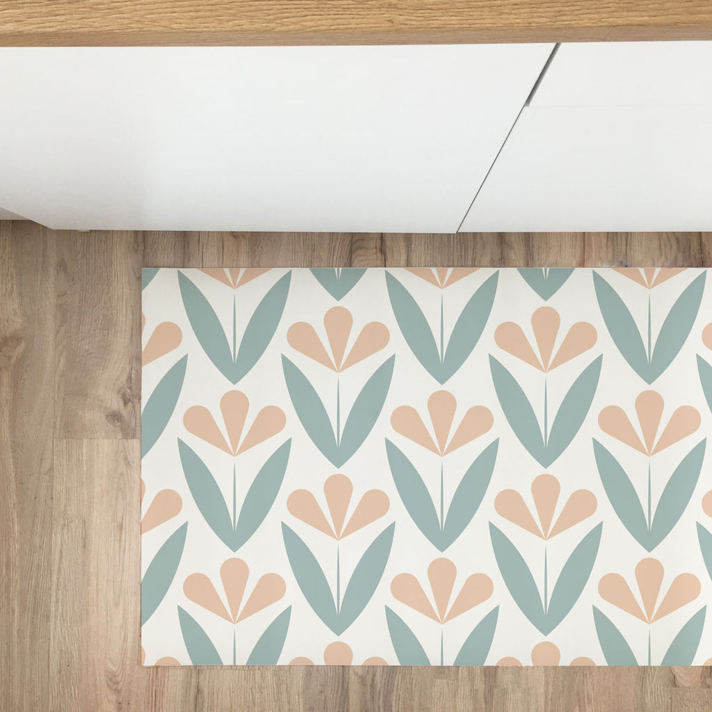 Tappeto da Cucina in Vinile Petal Haze - Decochic