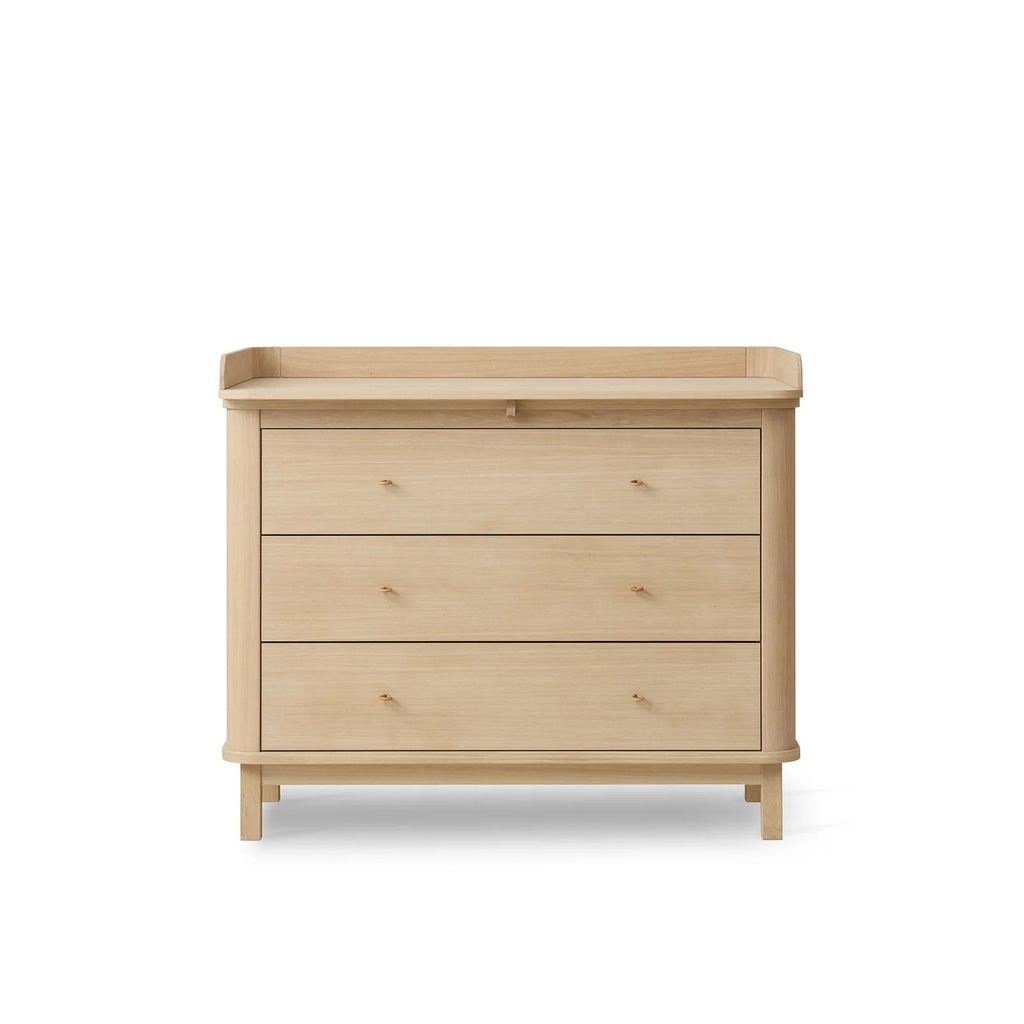 Cassettiera Wood 3 cassetti Quercia Oliver Furniture (Barriera Opzionale) - Decochic