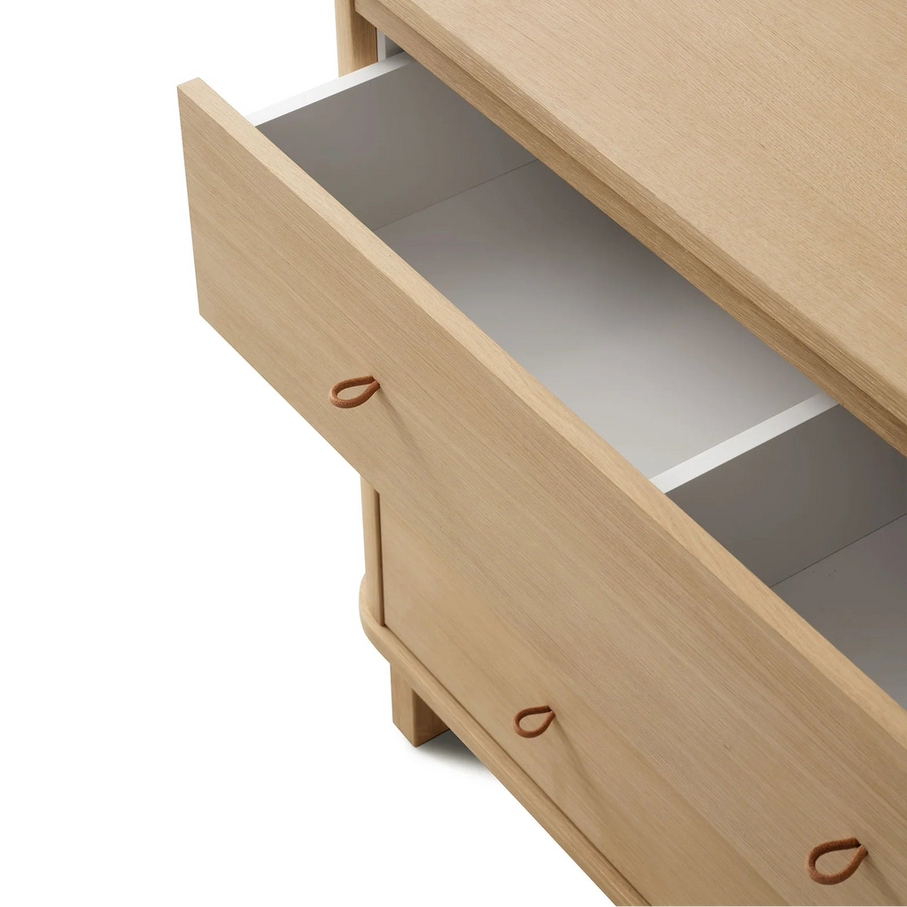 Cassettiera Wood 3 cassetti Quercia Oliver Furniture (Barriera Opzionale) - Decochic