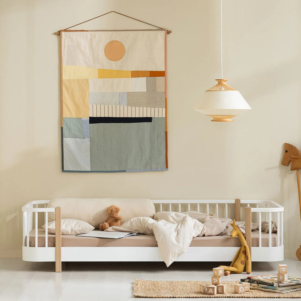 Letto Wood Original Floor Bed 90x200 Oliver Furniture - Decochic