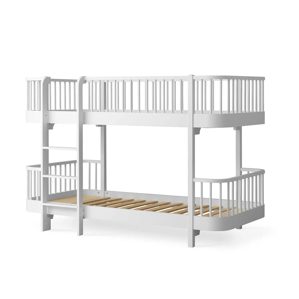 Letto a Castello Wood Original Low Bunk Bed Oliver Furniture- 2 Colori Disponibili - Decochic