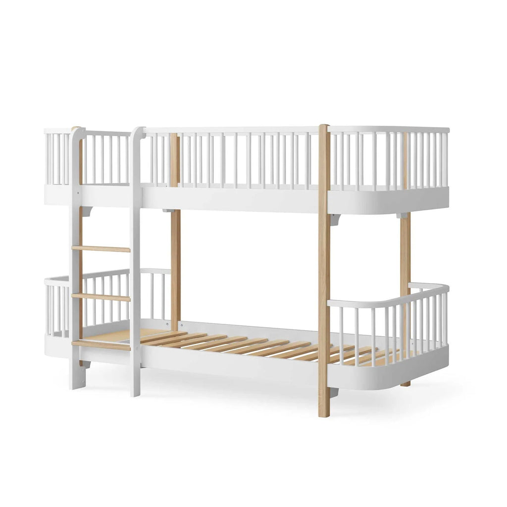 Letto a Castello Wood Original Low Bunk Bed Oliver Furniture- 2 Colori Disponibili - Decochic