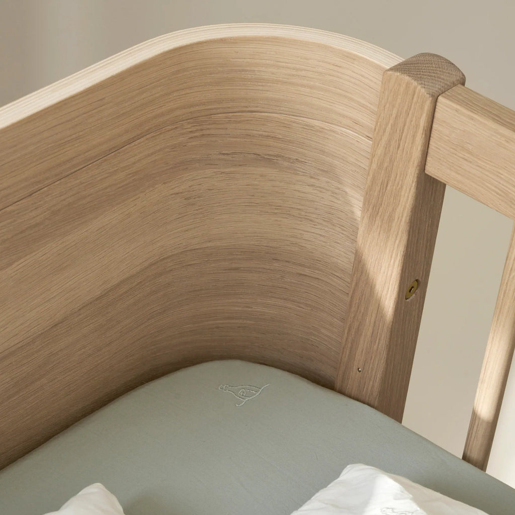 Letto a Soppalco Basso Wood Mini + Low Loft Bed Quercia Oliver Furniture - Decochic