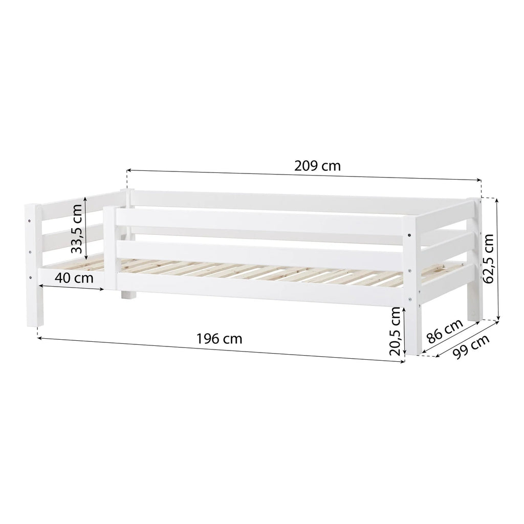 Letto Junior Hoppekids ECO Luxury Con Sponde a 3/4-Più Misure Disponibili - Decochic