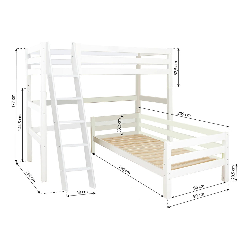 Letto a Castello Angolare Hoppekids ECO Luxury-Più Modelli Disponibili - Decochic