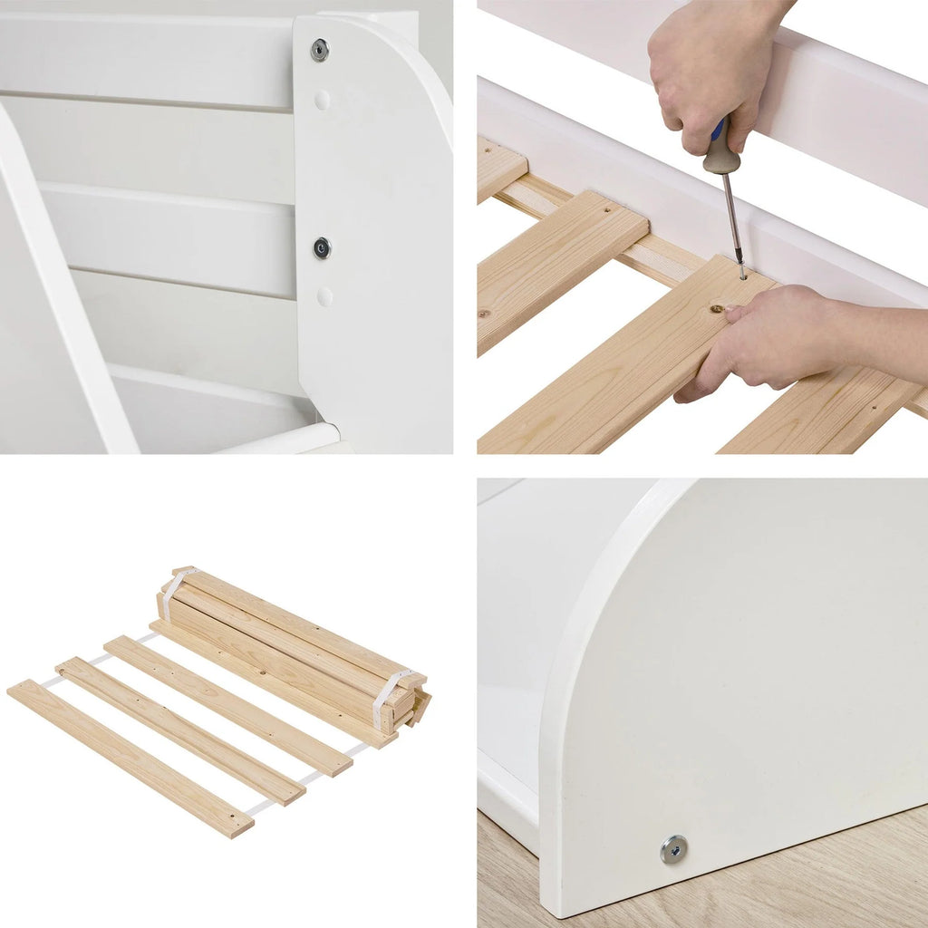 Letto a Soppalco Hoppekids ECO Dream con Scivolo-Più Misure Disponibili - Decochic