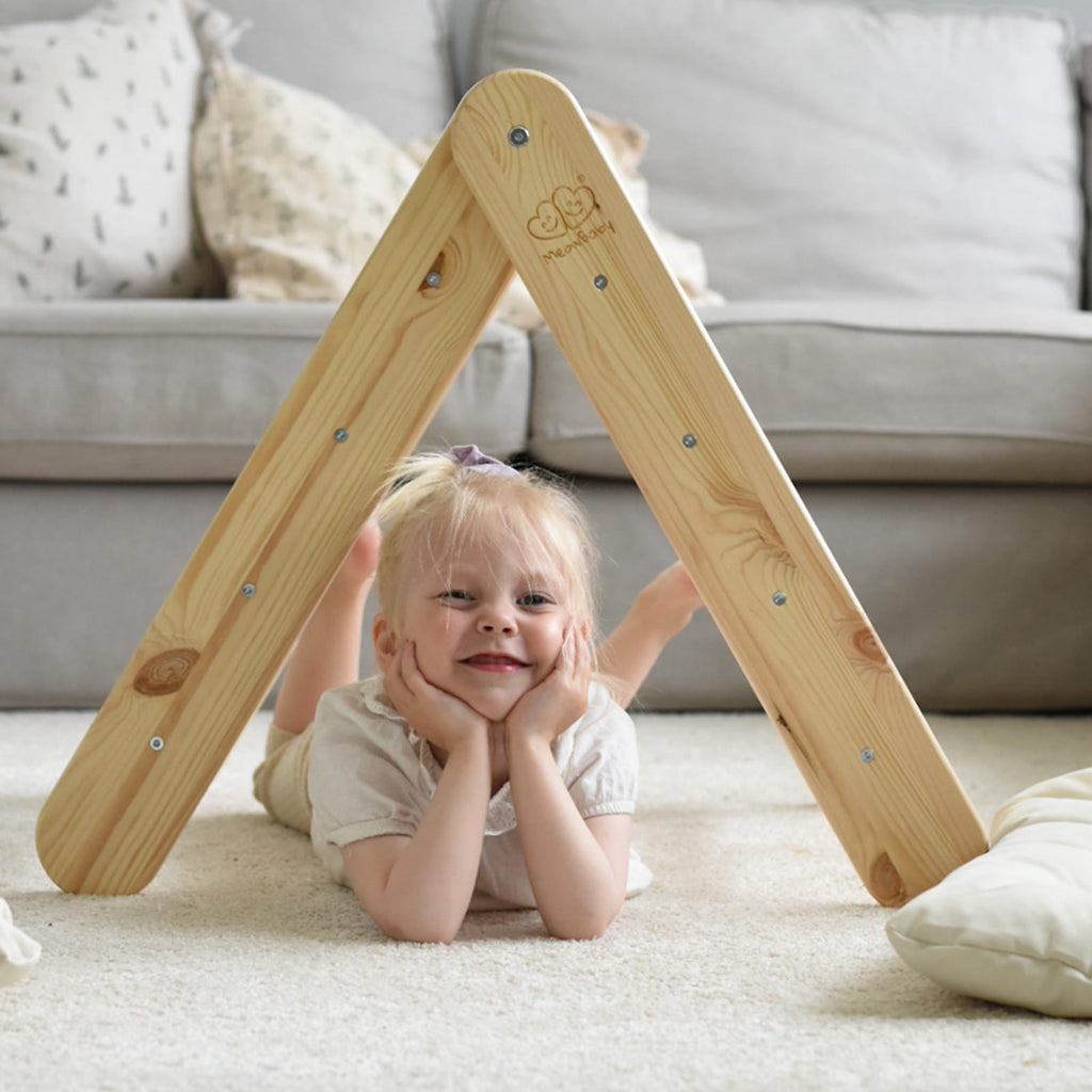 Triangolo Pikler per bambini in legno MeowBaby - Decochic