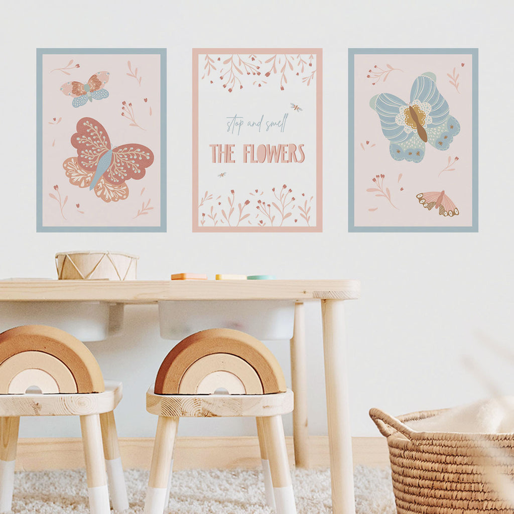 Art Print Autoadesiva Butterfly Bush - Decochic