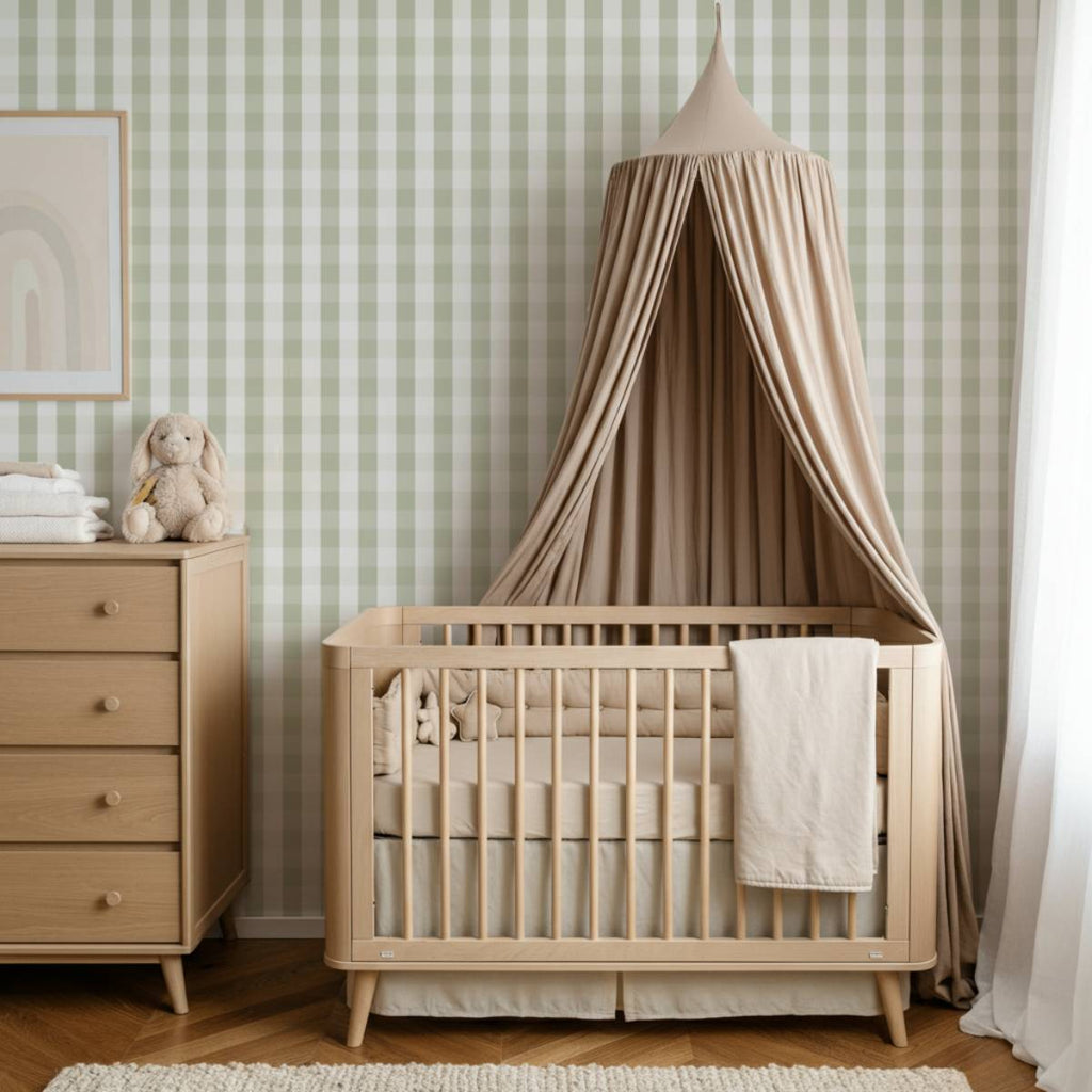 Carta da Parati Gingham - Più Colori Disponibili - Decochic