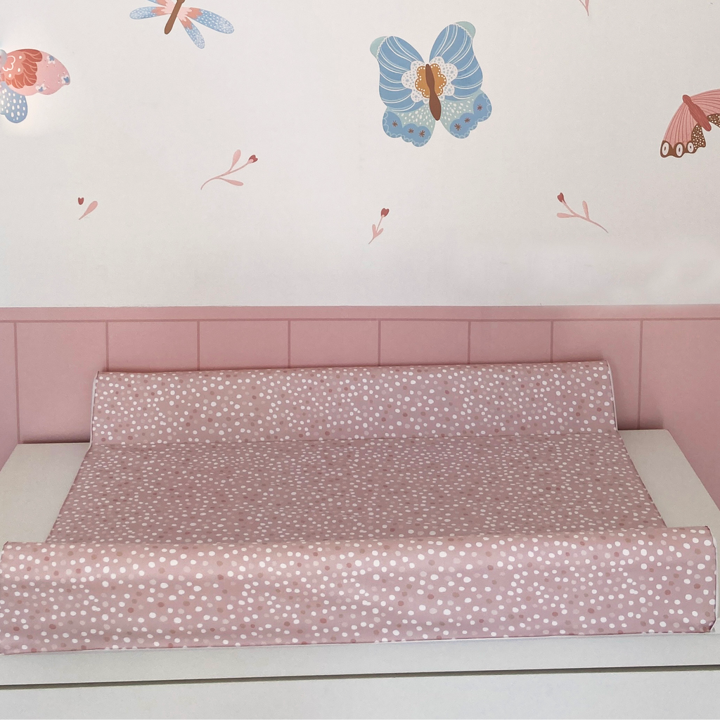 Materassino Fasciatoio 50x70 cm Pois Rosa Decochic - Decochic