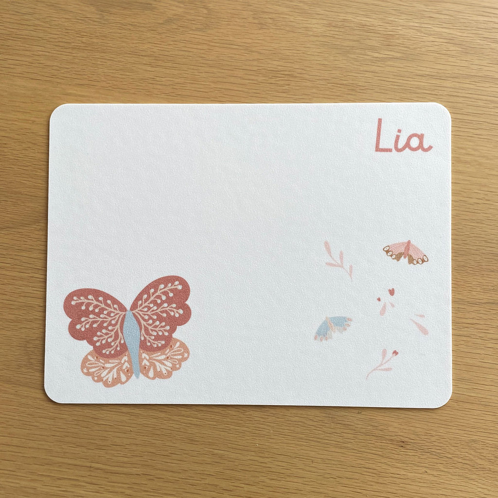 Tovaglietta Bambina Butterfly Bush - Nome Personalizzabile - Decochic