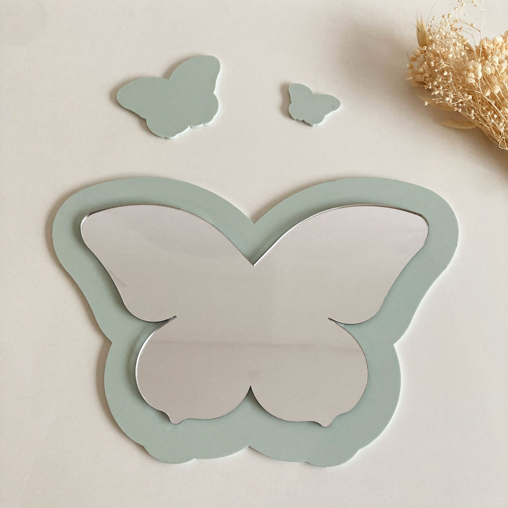 Specchio Farfalla in Acrilico - Più Colori e Dimensioni Disponibili - Decochic
