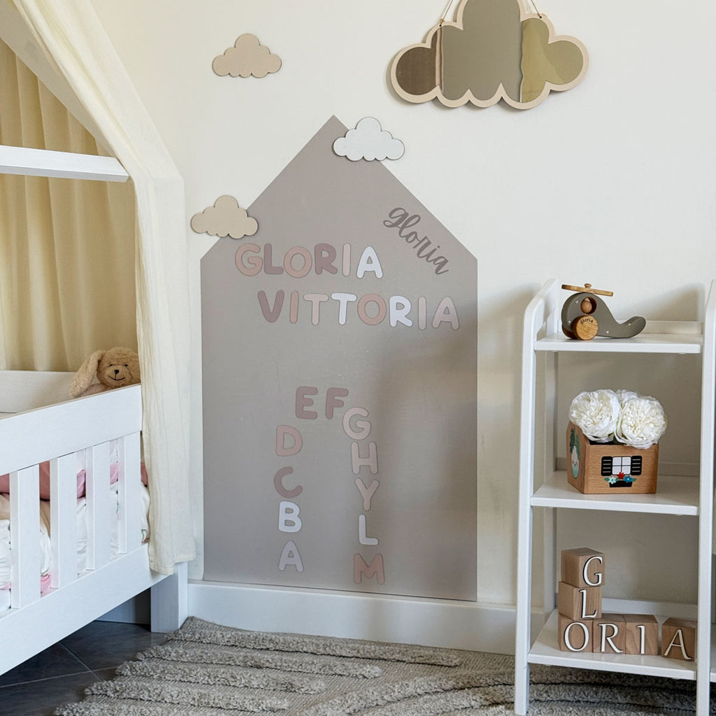 Casetta Magnetica Scrivibile-Più Colori Disponibili-Nome Personalizzabile - Decochic
