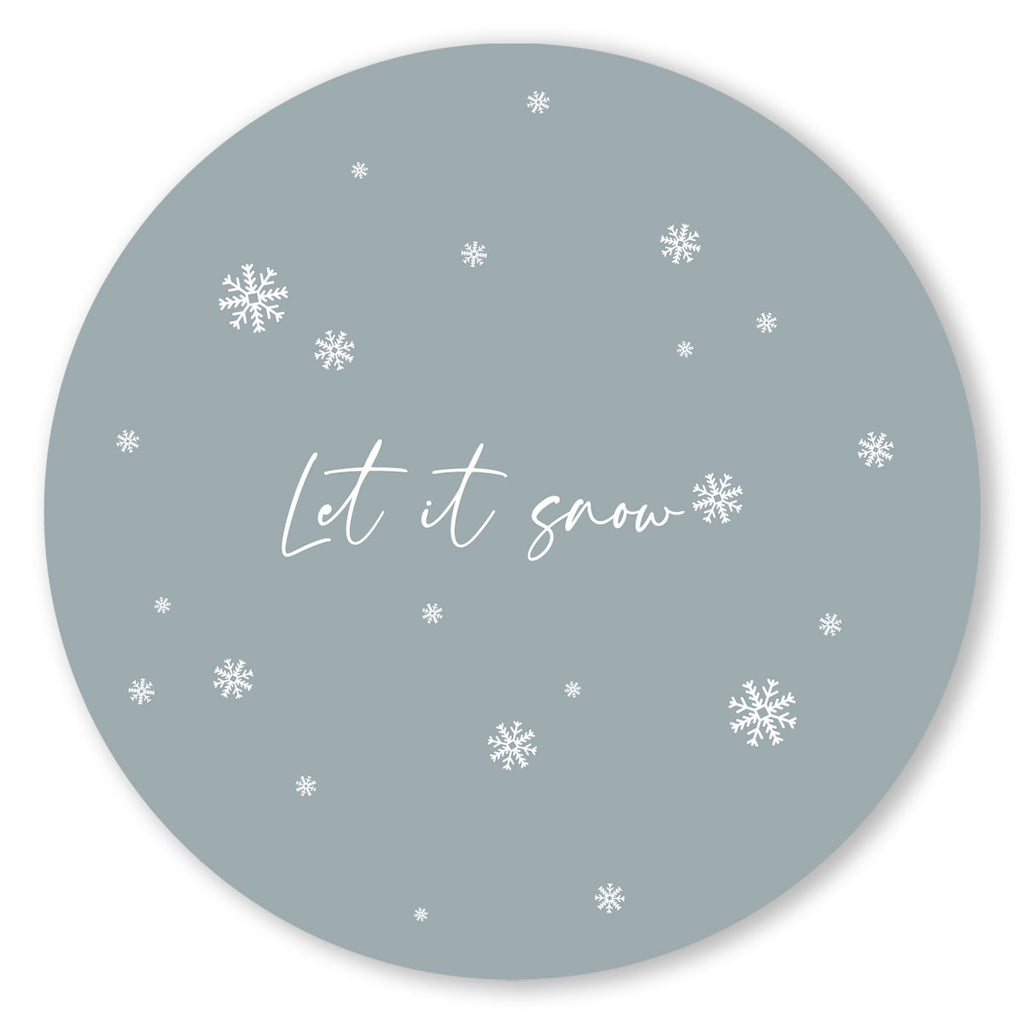 Tovaglietta Colazione Let it Snow - Più Colori Disponibili - Decochic