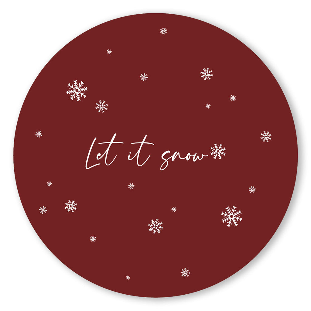 Tovaglietta Colazione Let it Snow - Più Colori Disponibili - Decochic