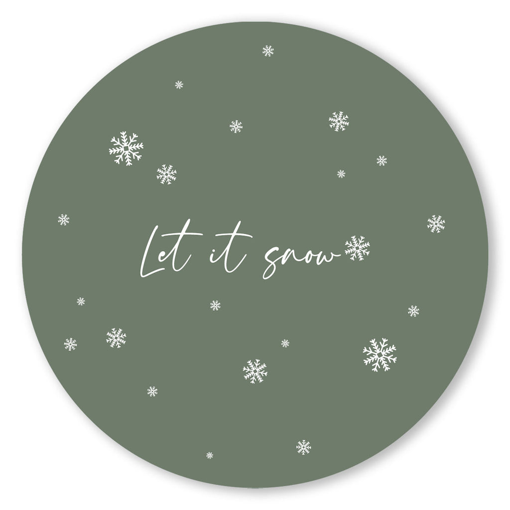 Tovaglietta Colazione Let it Snow - Più Colori Disponibili - Decochic