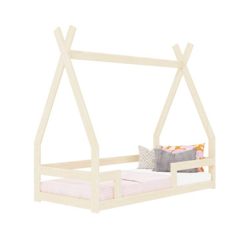 Letto Montessoriano a Forma di Tenda SAFE Benlemi -Più Colori e Misure Disponibili - Decochic