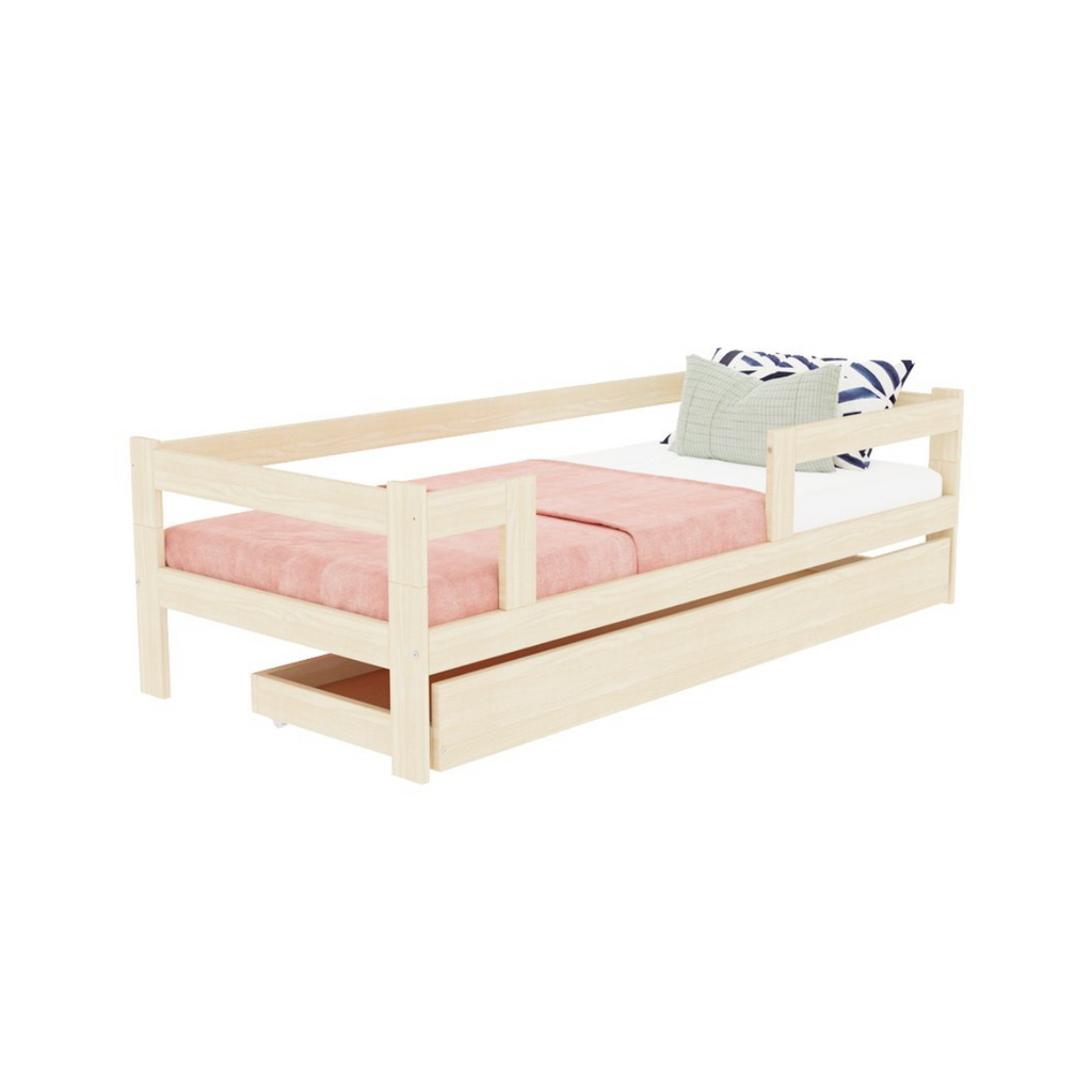 Letto Singolo per Bambini e Ragazzi SAFE Benlemi -Più Colori e Misure Disponibili - Decochic