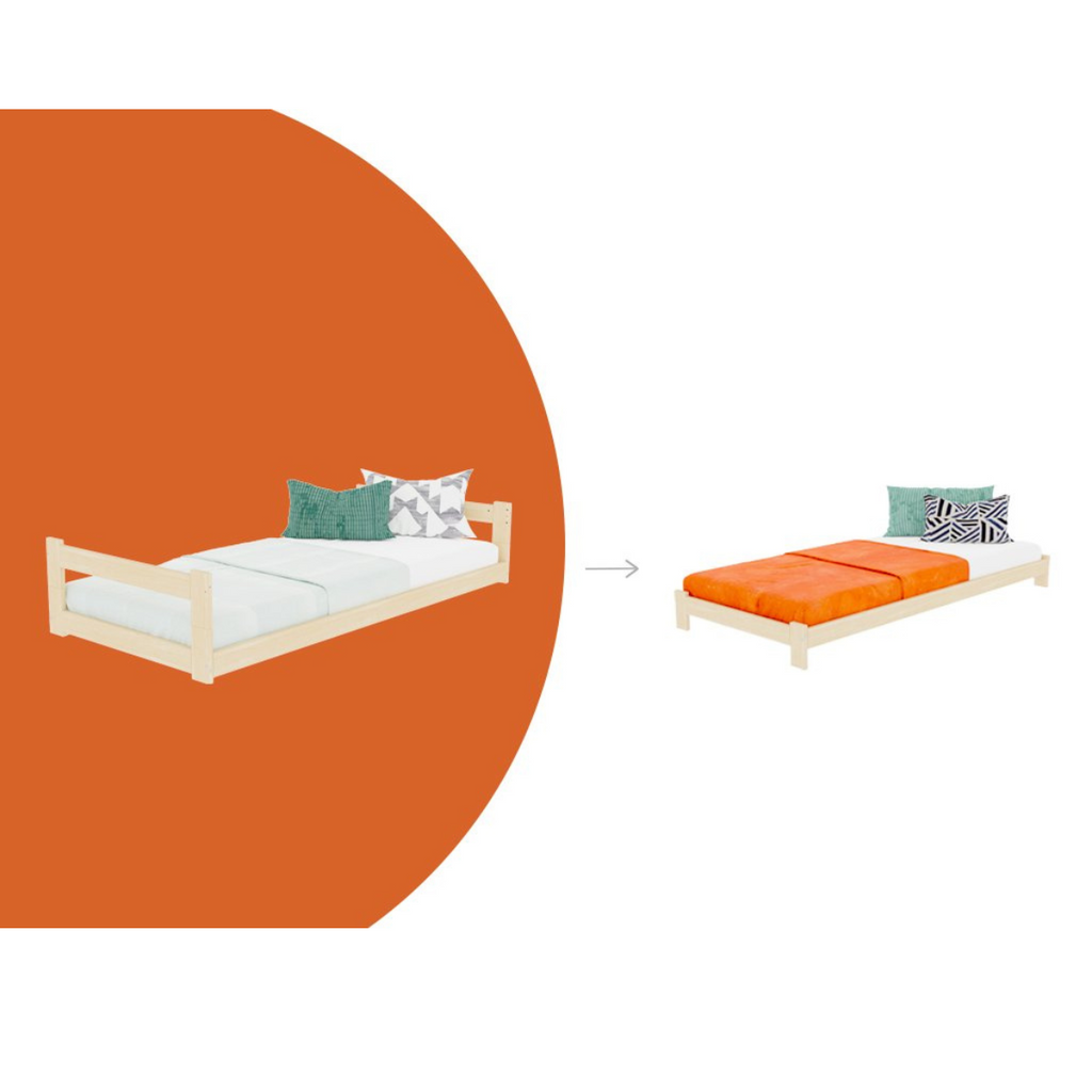 Letto Singolo Montessoriano SAFE Benlemi -Più Colori e Misure Disponibili - Decochic