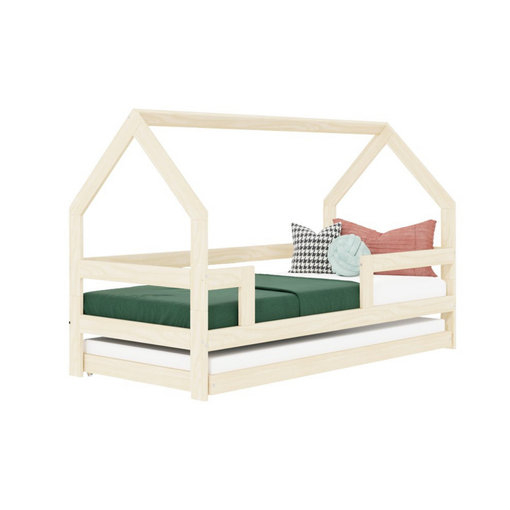 Letto per Bambini a Casetta SAFE Benlemi -Più Colori e Misure Disponibili - Decochic