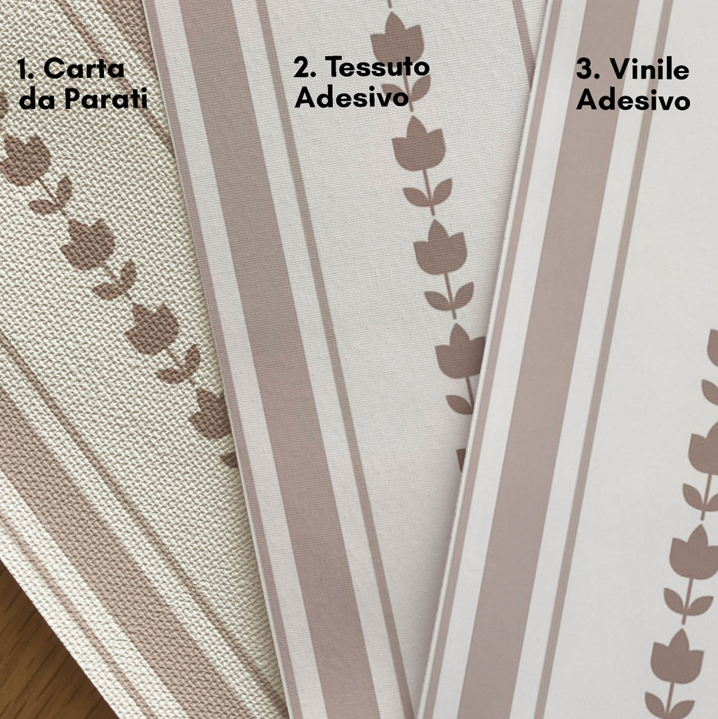 Carta Adesiva Flower Linen - Più Colori Disponibili - Decochic
