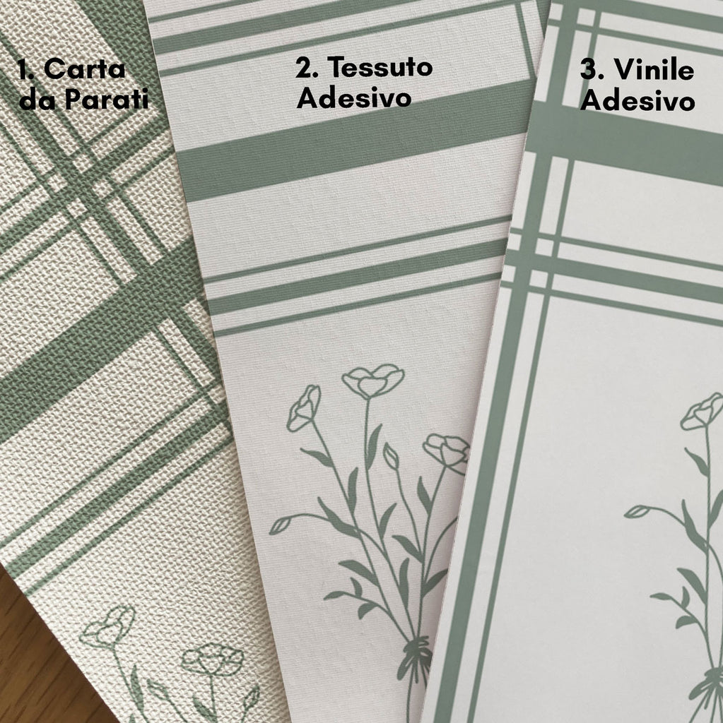 Carta Adesiva Petal Pinstripe - Più Colori Disponibili - Decochic