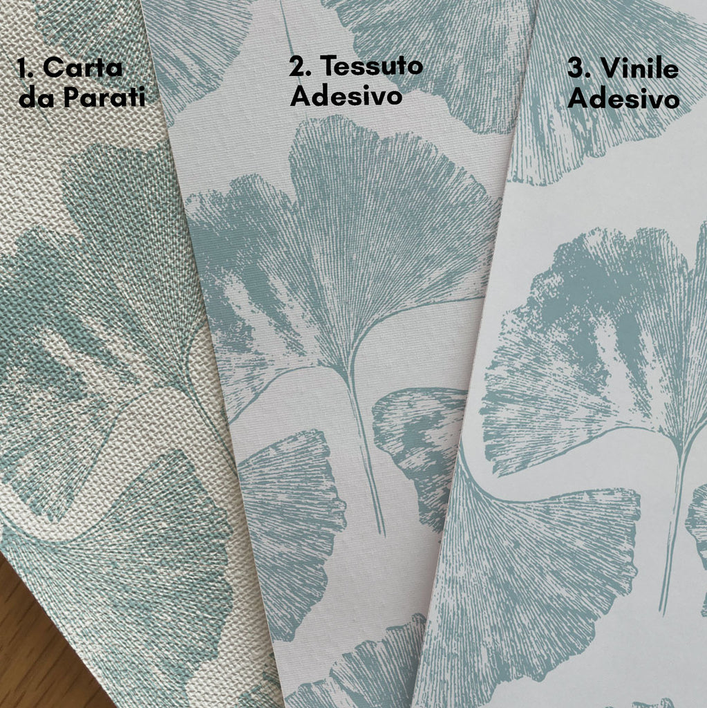 Pellicola Autoadesiva Gingko Leaf - Più Colori Disponibili - Decochic