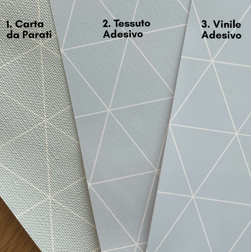 Pellicola Autoadesiva Triangoli - Più Colori Disponibili - Decochic