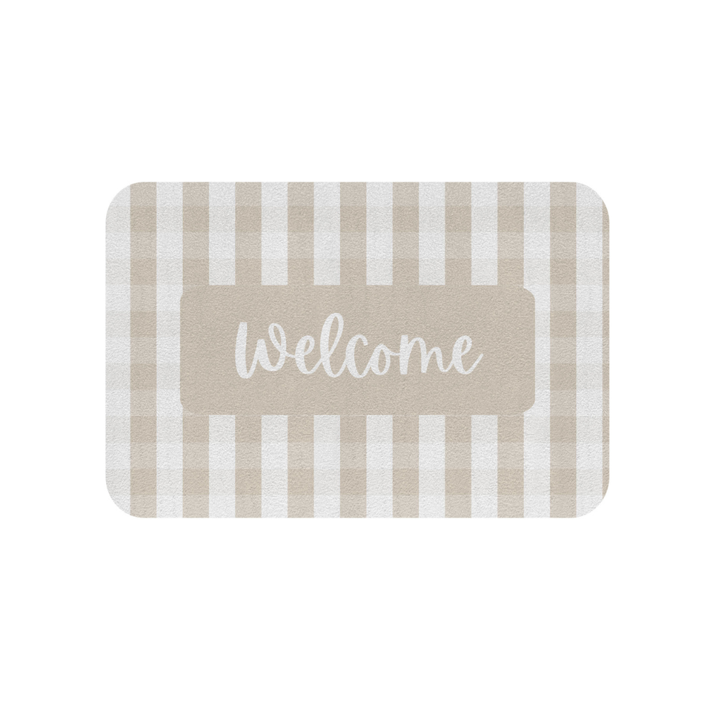 Zerbino Asciugapassi Personalizzabile Gingham -Più Colori Disponibili - Decochic