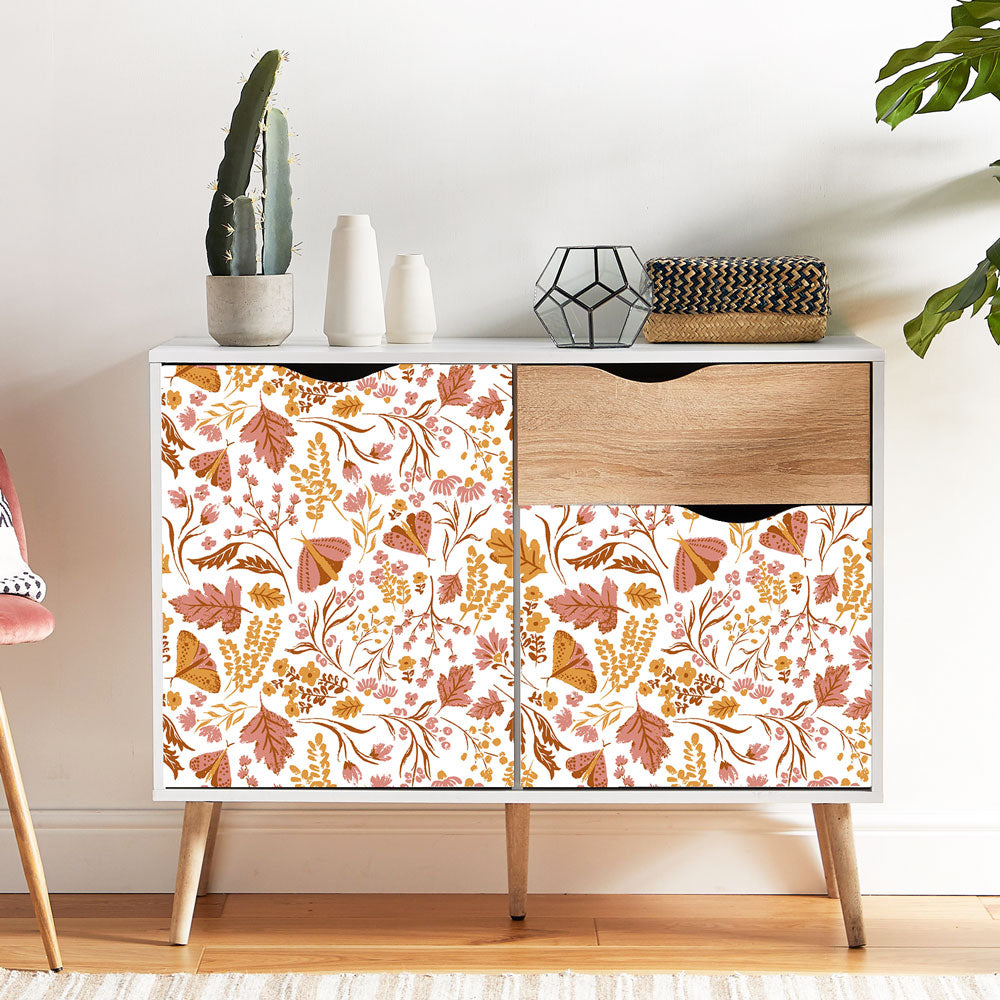 Carta Da Parati Autoadesiva Bianca E Verde - 41x300 Cm, Vinile Impermeabile | Per Pareti E Mobili - Foto 13