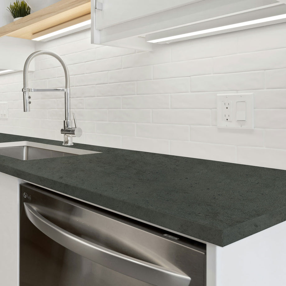 Pellicola Adesiva Effetto Cemento - 40cm X 5m, PVC Impermeabile, Per Mobili, Tavoli, Top Cucina