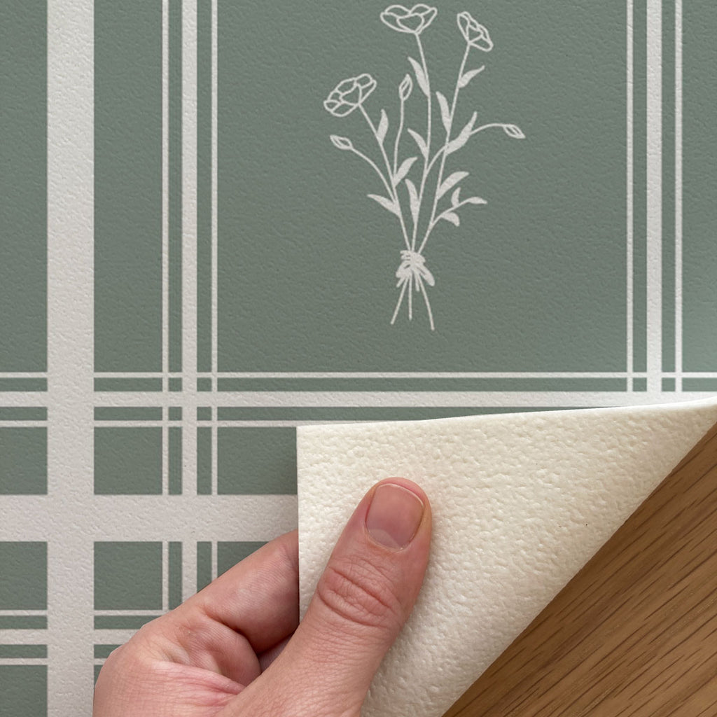Tappeto in Vinile Petal Pinstripe - Più Misure e Colori Disponibili - Decochic