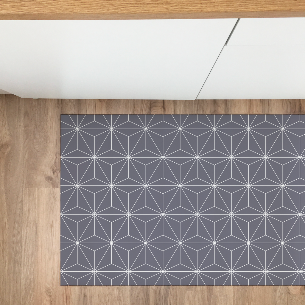 Tappeto in Vinile 48x198 Tokyo Carbone - Decochic