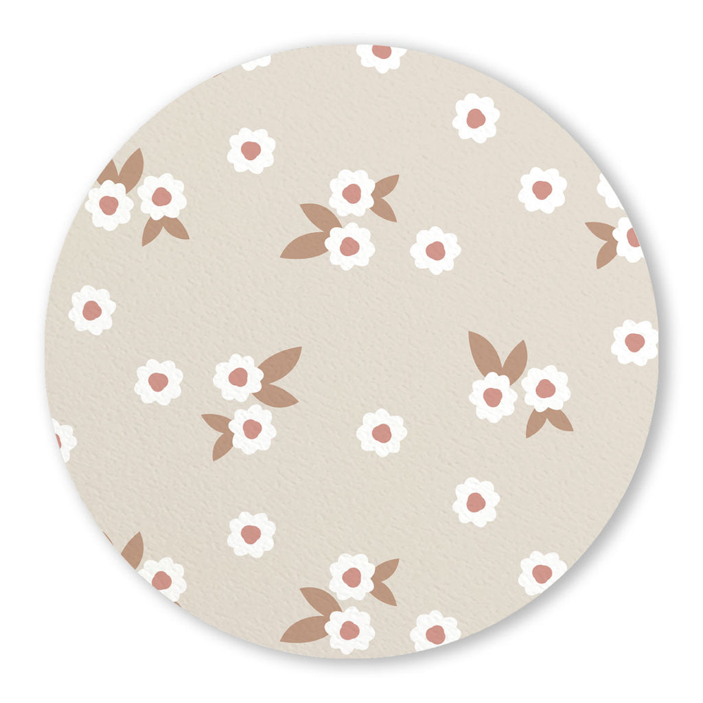 Tovagliette Colazione Beige Floral - Più Forme Disponibili - Decochic